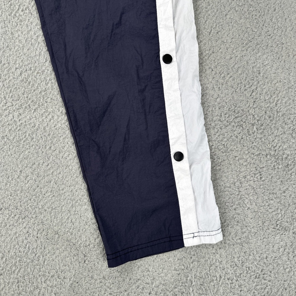 VTG Adidas Tear Away Windbreaker Track Pants Men Large Side Snap Premium Fit Y2K - Picture 8 of 16